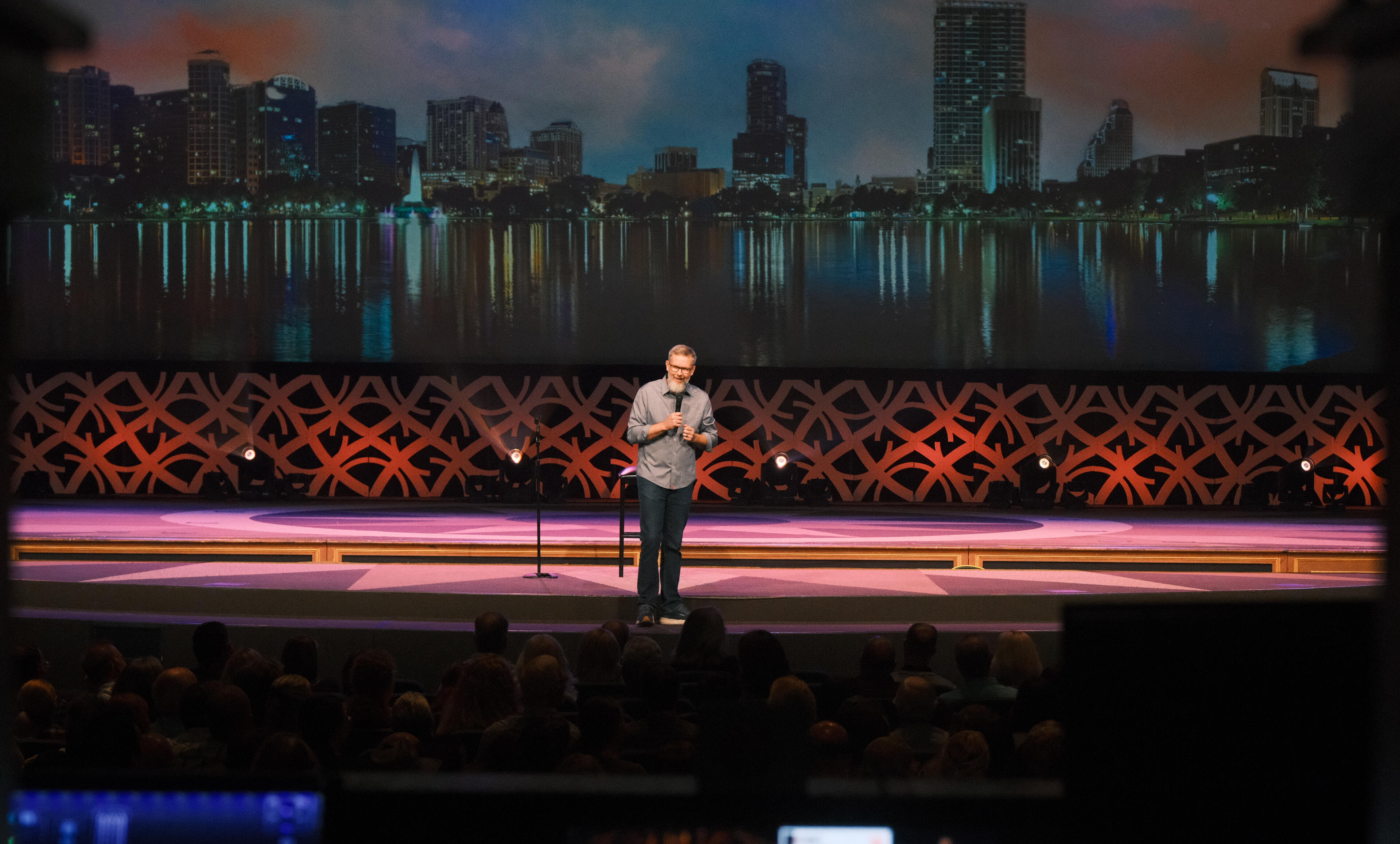 Stage background